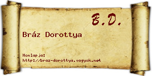 Bráz Dorottya névjegykártya